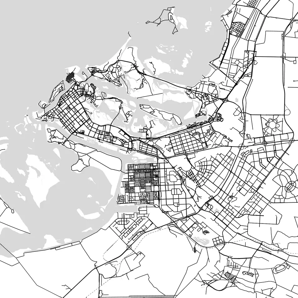 Abu Dhabi, Black and White
