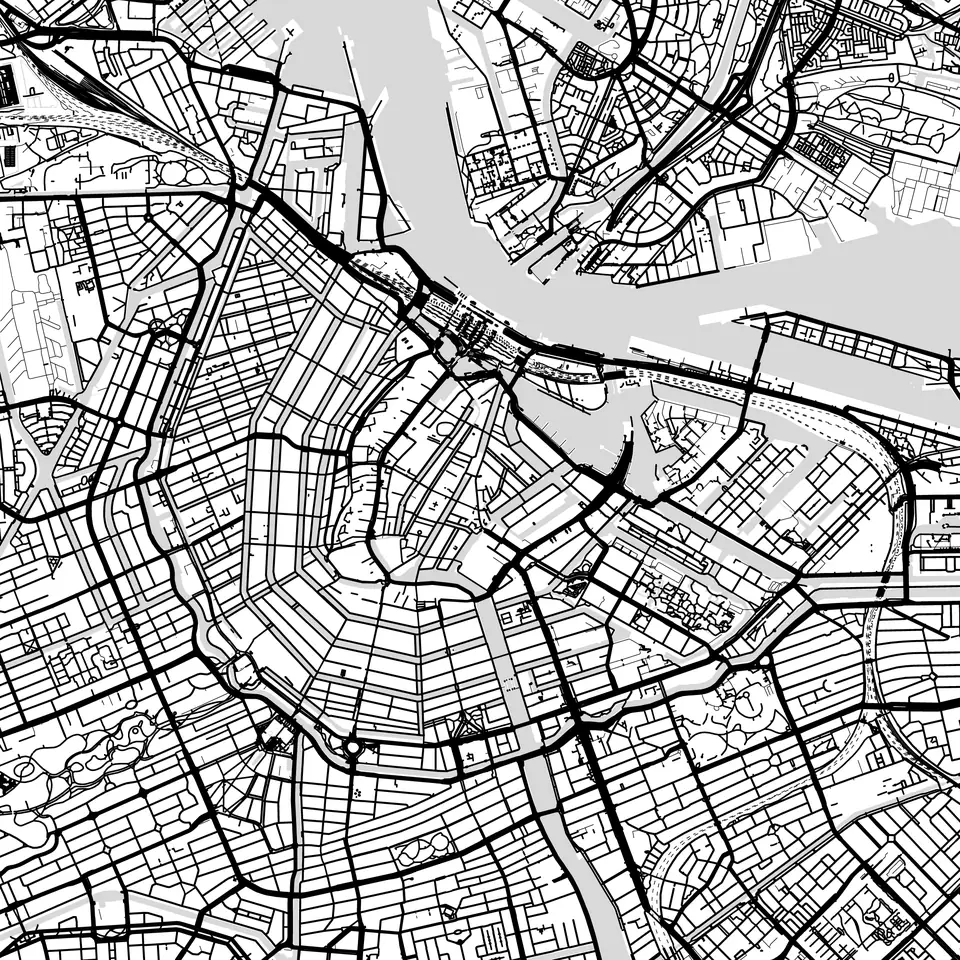 Amsterdam, Black and White