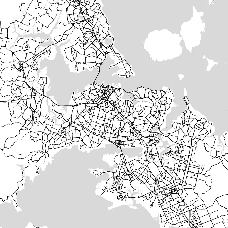 Auckland, Black and White
