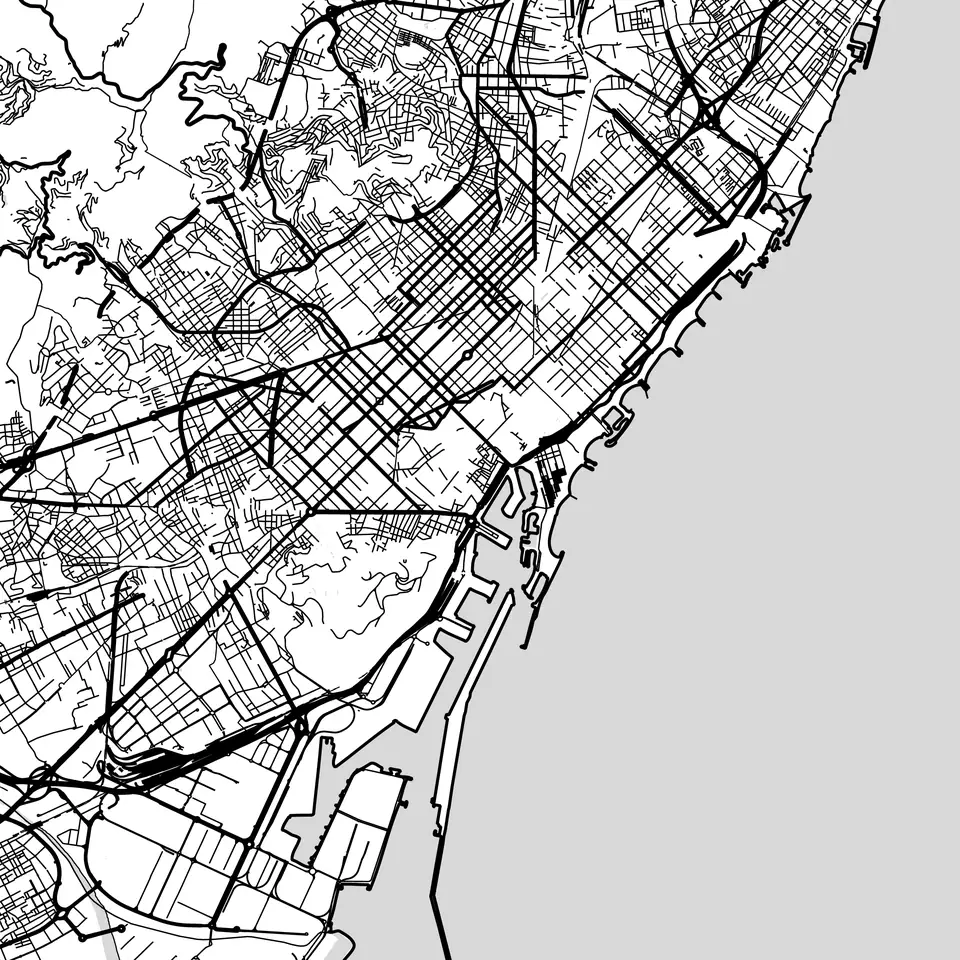 Barcelona, Black and White